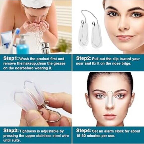Nose Shaper Clip Orthopedic Shape The Nose OS NOSE UP No Chemicals No Harm - Picture 5 of 8
